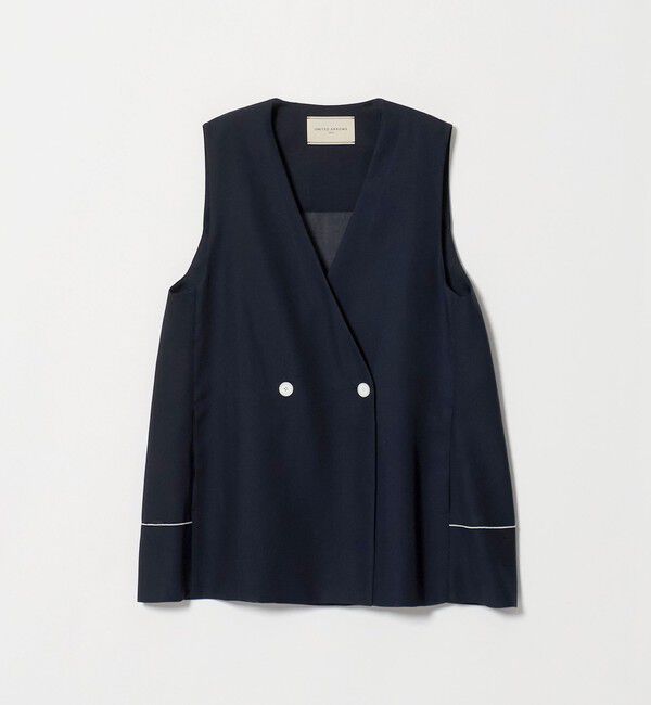 UNITED ARROWS「シアー バックフレア ベスト ‐ウォッシャブル‐」|ベスト・ジレ|