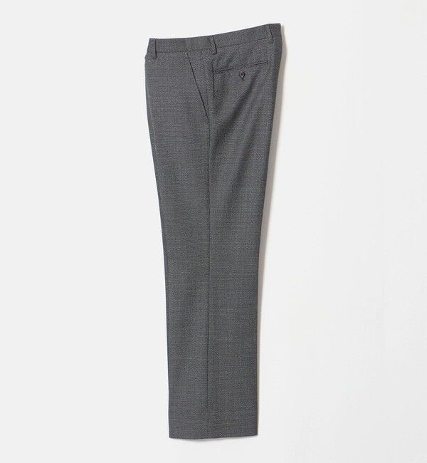 UNITED ARROWS「ハウンドトゥース フレア ノープリーツ スラックス ヨコストレッチ」|スーツ|