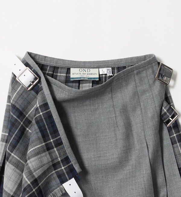 UNITED ARROWS「【別注】＜O'NEIL of DUBLIN＞コンビ チェック プリーツスカート」|スカート|