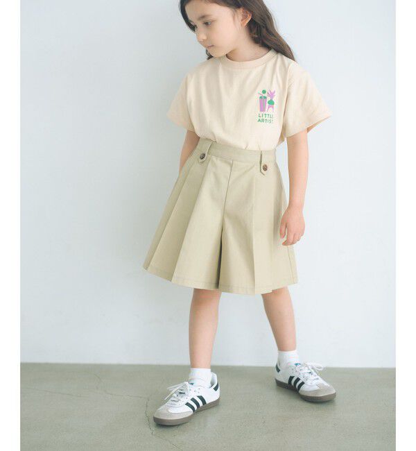 UNITED ARROWS green label relaxing「ベルトループ デザイン キュロット / キッズ 100cm-160cm」|その他|BEIGE