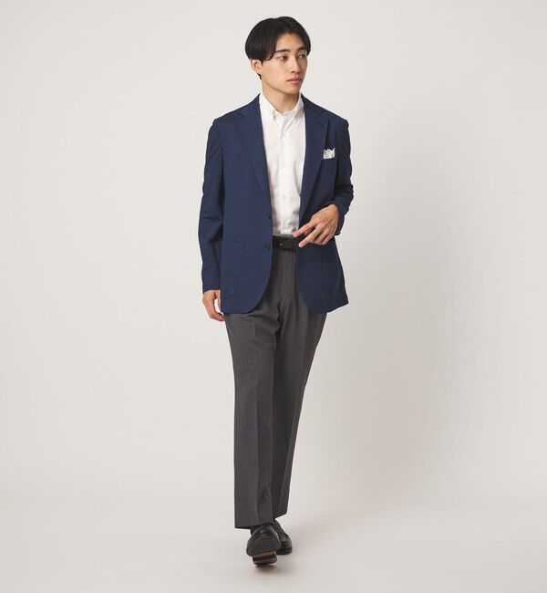 UNITED ARROWS green label relaxing「エブリット TC パナマ スタンダード ボタンダウン ショートスリーブ シャツ -イージーアイロン・通気性-」|シャツ・ブラウス|