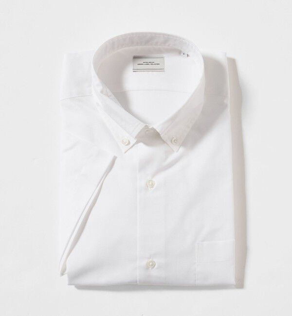 UNITED ARROWS green label relaxing「エブリット TC パナマ スタンダード ボタンダウン ショートスリーブ シャツ -イージーアイロン・通気性-」|シャツ・ブラウス|