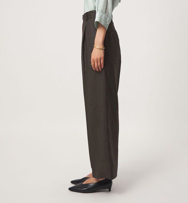 UNITED ARROWS green label relaxing「［size SHORT/TALLあり］トリアセ ストレート パンツ UVカット 通気性」|スラックス|