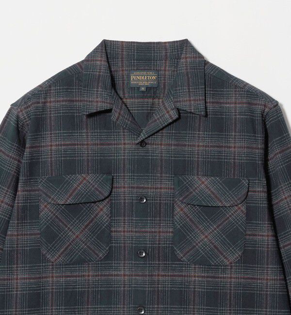 UNITED ARROWS green label relaxing「【別注】＜PENDLETON＞チェック オープンカラー 長袖 シャツ」|シャツ・ブラウス|