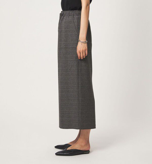 UNITED ARROWS green label relaxing「［size SHORTあり］ツイードライク スカート マシンウォッシャブル 帯電防止」|タイト|