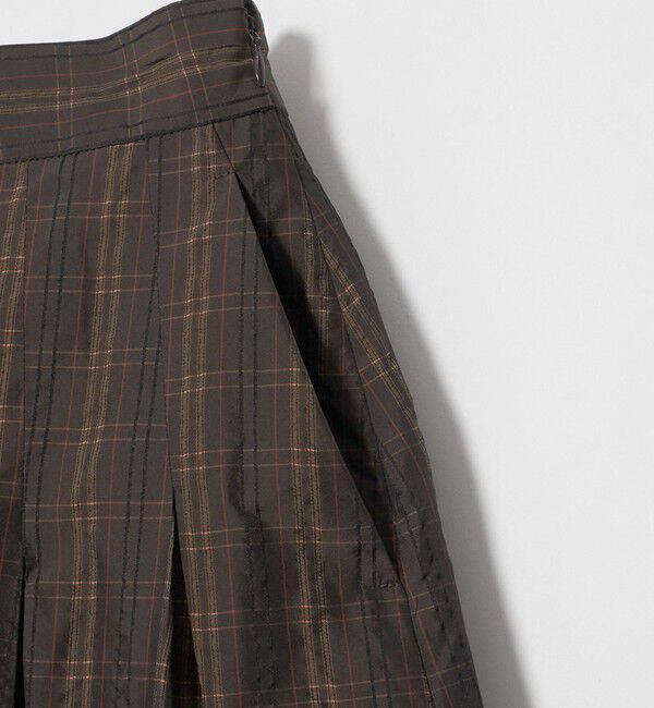 UNITED ARROWS green label relaxing「チェック タック フレア スカート」|フレア|