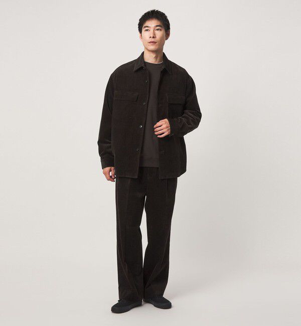 UNITED ARROWS green label relaxing「FINE BASIC スビン コーデュロイ CPO 長袖 シャツ」|シャツ・ブラウス|