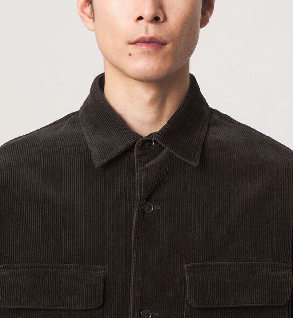 UNITED ARROWS green label relaxing「FINE BASIC スビン コーデュロイ CPO 長袖 シャツ」|シャツ・ブラウス|