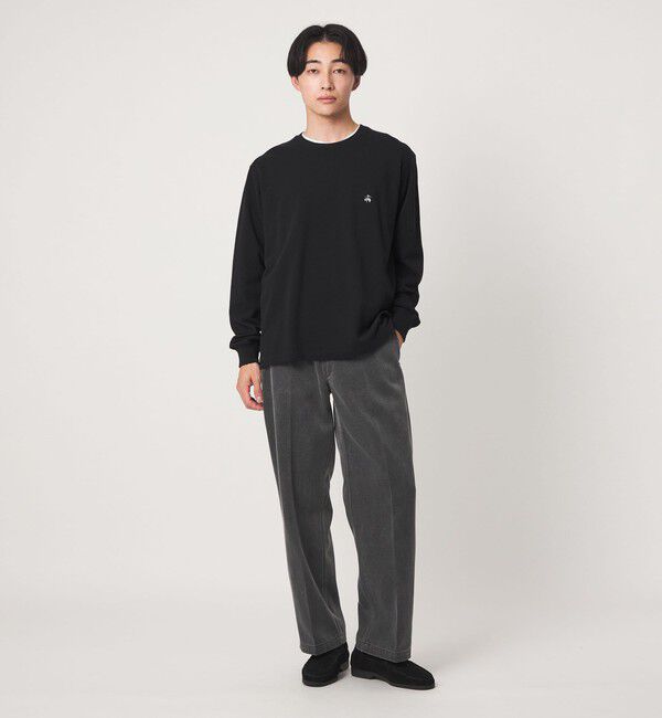 UNITED ARROWS green label relaxing「【別注】＜Brooks Brothers＞GLR カノコ クルーネック カットソー」|Tシャツ・カットソー|