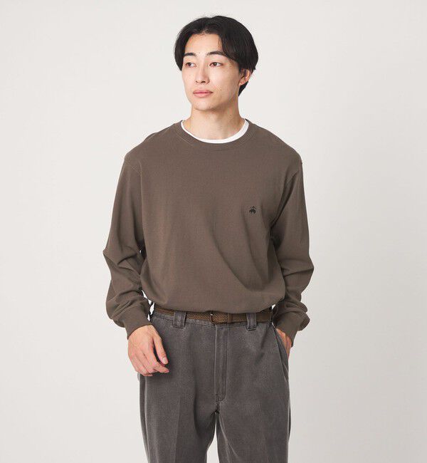 UNITED ARROWS green label relaxing「【別注】＜Brooks Brothers＞GLR カノコ クルーネック カットソー」|Tシャツ・カットソー|