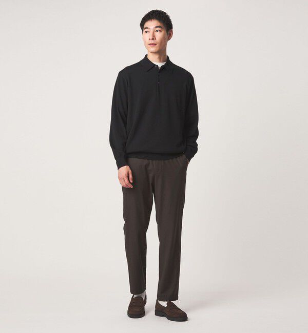 UNITED ARROWS green label relaxing「ウォッシャブル サージ ナロー ユーティリティ イージーパンツ S2 -2WAYストレッチ-」|スラックス|
