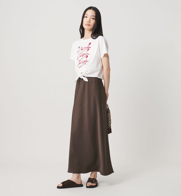 BEAUTY&YOUTH UNITED ARROWS「ポリエステルサテン マーメイドフレアスカート 」|スカート|DK.BROWN