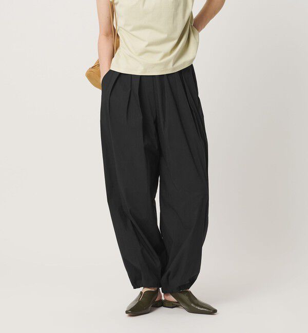 BEAUTY&YOUTH UNITED ARROWS「コットンナイロン バルーンパンツ ウォッシャブル」|その他|BLACK
