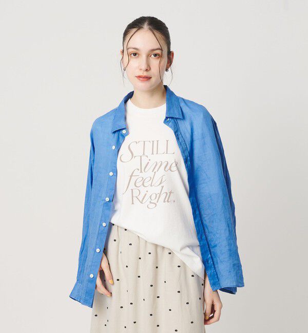 BEAUTY&YOUTH UNITED ARROWS「【WEB限定】ロゴプリント Tシャツ」|Tシャツ・カットソー|