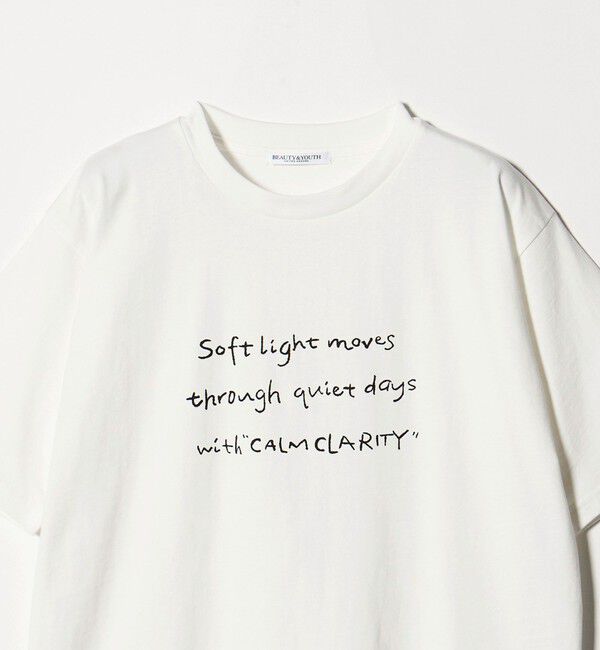 BEAUTY&YOUTH UNITED ARROWS「【WEB限定】ロゴプリント Tシャツ」|Tシャツ・カットソー|