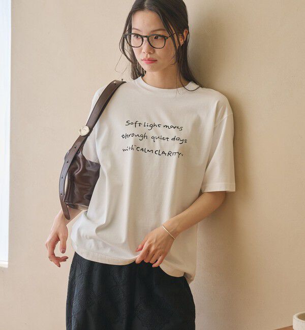 BEAUTY&YOUTH UNITED ARROWS「【WEB限定】ロゴプリント Tシャツ」|Tシャツ・カットソー|