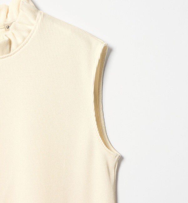 STEVEN ALAN「＜Steven Alan＞フリル ノースリーブ Tシャツ」|Tシャツ・カットソー|