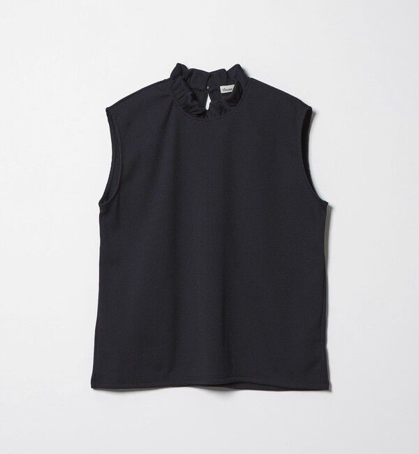 STEVEN ALAN「＜Steven Alan＞フリル ノースリーブ Tシャツ」|Tシャツ・カットソー|
