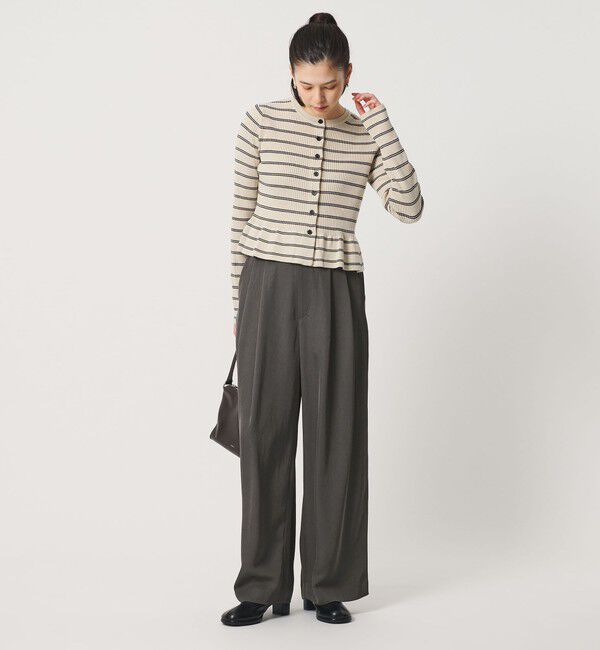 BEAUTY&YOUTH UNITED ARROWS「アセテート 2タック ワイドストレートパンツ ウォッシャブル」|その他|
