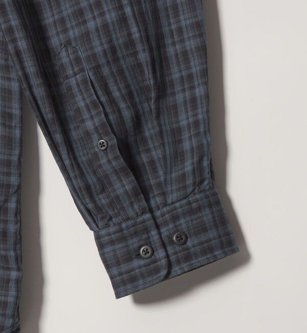 STEVEN ALAN「＜Steven Alan＞ CC ガーゼ マドラスチェック レギュラーカラー シャツ LOOSE」|シャツ・ブラウス|