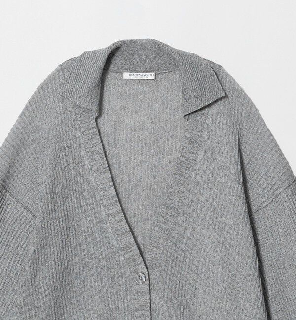BEAUTY&YOUTH UNITED ARROWS「コットンポリエステル スキッパー カーディガン ウォッシャブル」|カーディガン|