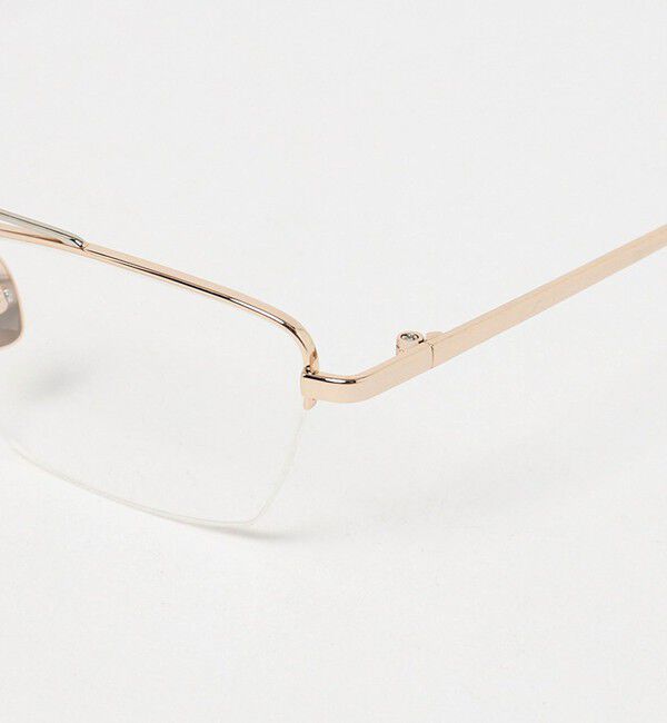 BEAUTY&YOUTH UNITED ARROWS「＜heyep＞Bridgeless ハーフフレームメガネ」|メガネ|