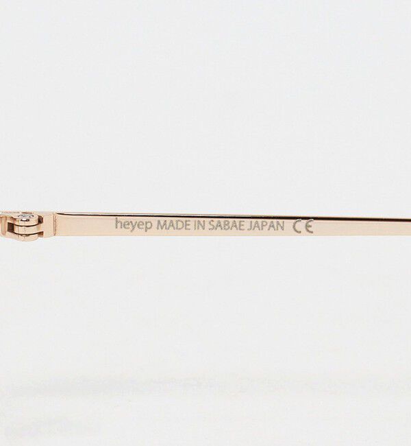 BEAUTY&YOUTH UNITED ARROWS「＜heyep＞Bridgeless ハーフフレームメガネ」|メガネ|