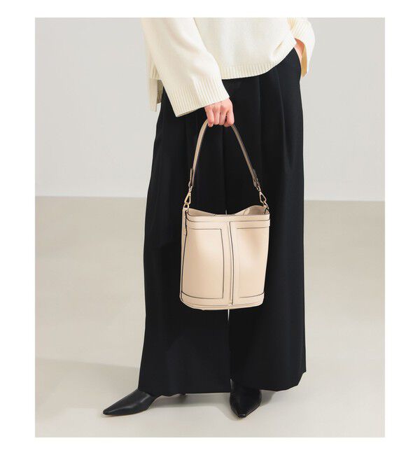 Demi-Luxe BEAMS 「GIANNI NOTARO / NEW フレーム バケット バッグ」|トートバッグ|