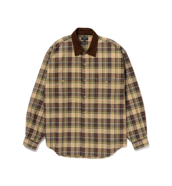 BEAMS「ワーク チェック シャツ 【ワイドフィット】」|シャツ・ブラウス|