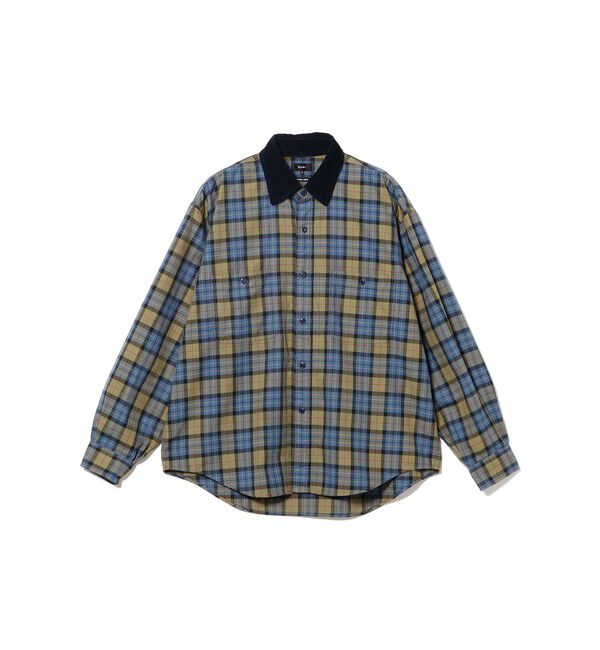 BEAMS「ワーク チェック シャツ 【ワイドフィット】」|シャツ・ブラウス|