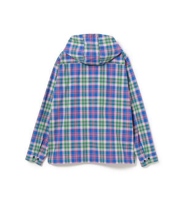 BEAMS「チェック フーディシャツ」|シャツ・ブラウス|