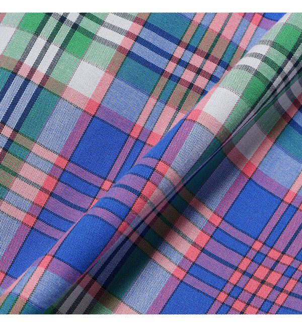BEAMS「チェック フーディシャツ」|シャツ・ブラウス|