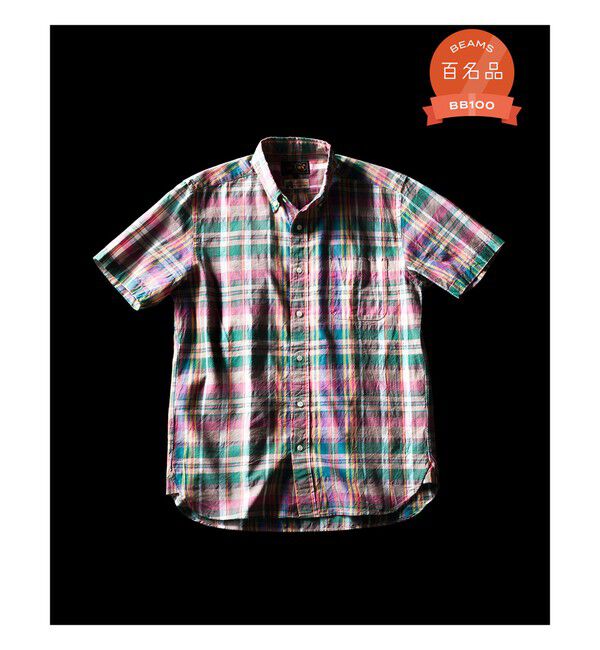 BEAMS PLUS「B.D. Madras」|シャツ・ブラウス|PINK