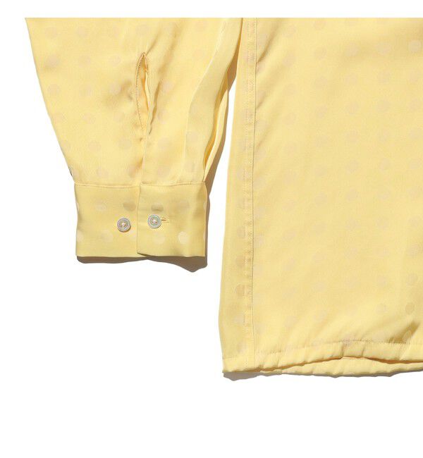 BEAMS PLUS「Open Collar Cupro Dot Pattern」|シャツ・ブラウス|