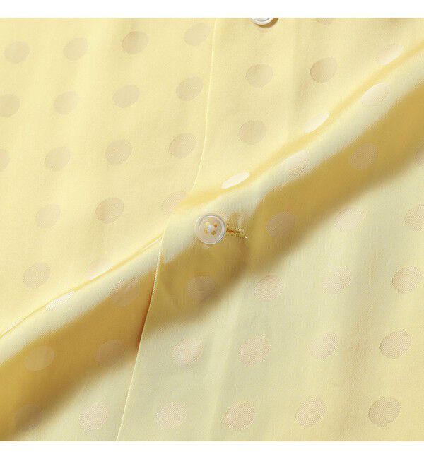 BEAMS PLUS「Open Collar Cupro Dot Pattern」|シャツ・ブラウス|