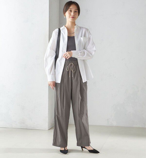 SHIPS for women「オーガニック コットン 2WAY リブ タンクトップ」|タンクトップ|