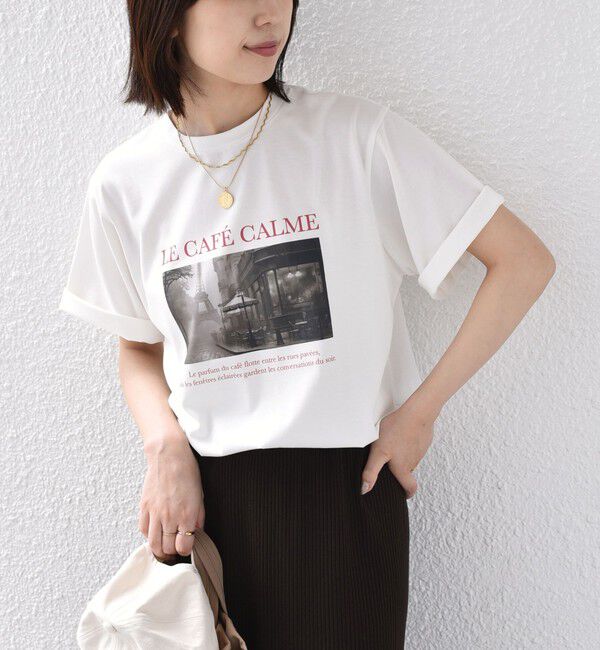 SHIPS Colors 「SHIPS Colors:〈接触冷感・UVカット〉26AW PARIS フォト TEE◇」|Tシャツ・カットソー|