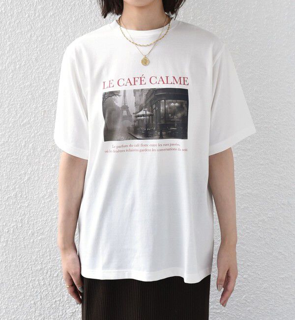 SHIPS Colors 「SHIPS Colors:〈接触冷感・UVカット〉26AW PARIS フォト TEE◇」|Tシャツ・カットソー|