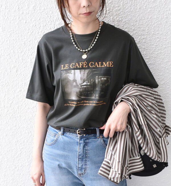 SHIPS Colors 「SHIPS Colors:〈接触冷感・UVカット〉26AW PARIS フォト TEE◇」|Tシャツ・カットソー|