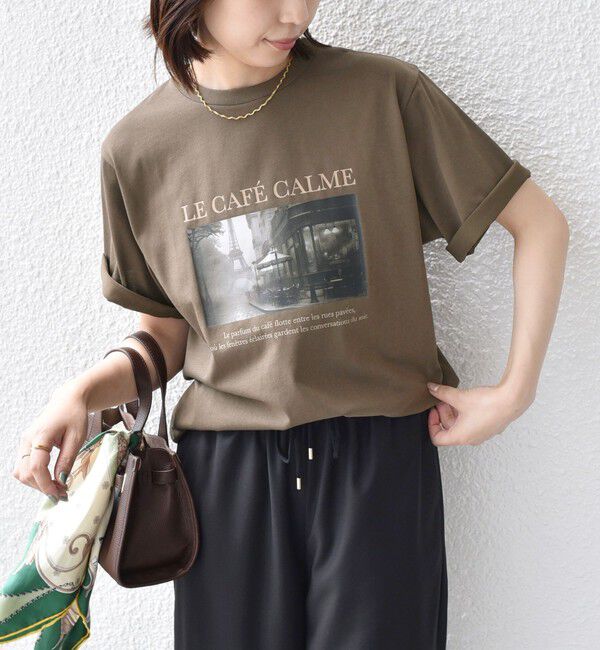 SHIPS Colors 「SHIPS Colors:〈接触冷感・UVカット〉26AW PARIS フォト TEE◇」|Tシャツ・カットソー|