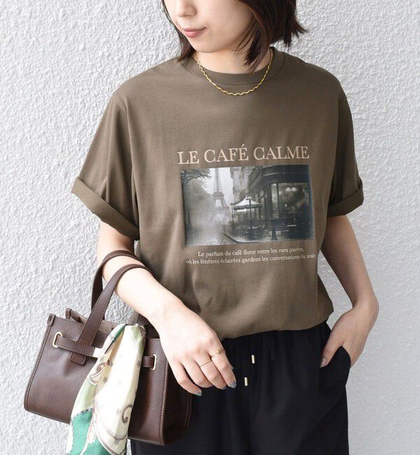 SHIPS Colors 「SHIPS Colors:〈接触冷感・UVカット〉26AW PARIS フォト TEE◇」|Tシャツ・カットソー|