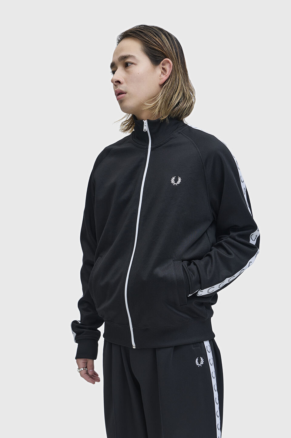 FRED PERRY 「FRED PERRY／Taped Track Jacket／フレッドペリートラックジャケット」|スウェット・ジャージ|