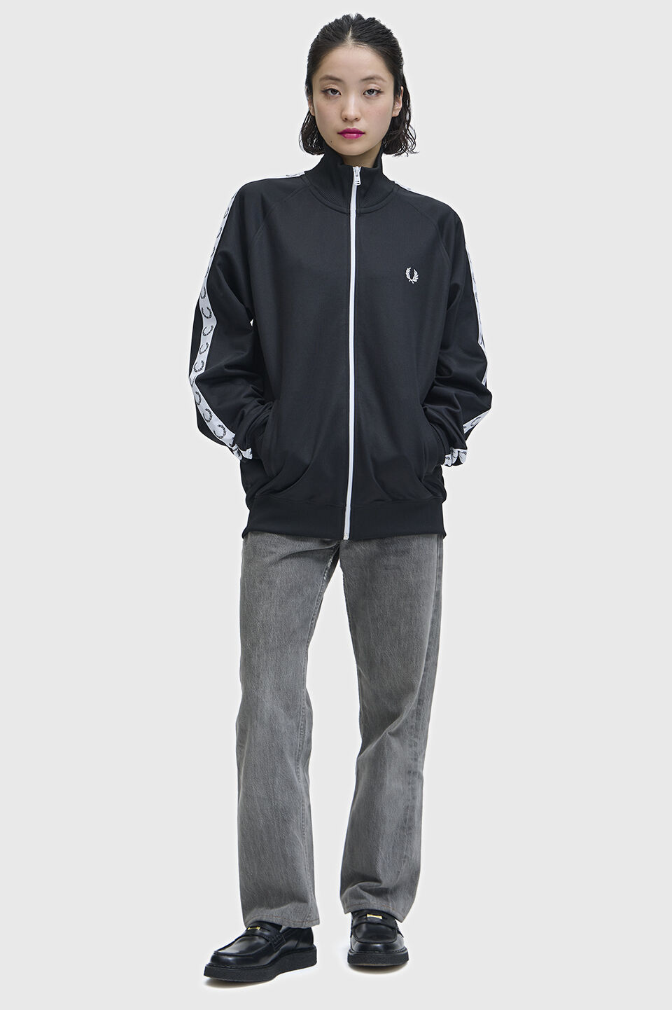 FRED PERRY 「FRED PERRY／Taped Track Jacket／フレッドペリートラックジャケット」|スウェット・ジャージ|