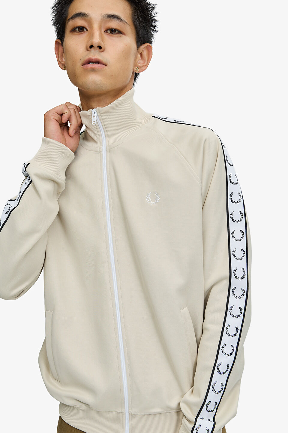FRED PERRY 「FRED PERRY／Taped Track Jacket／フレッドペリートラックジャケット」|スウェット・ジャージ|