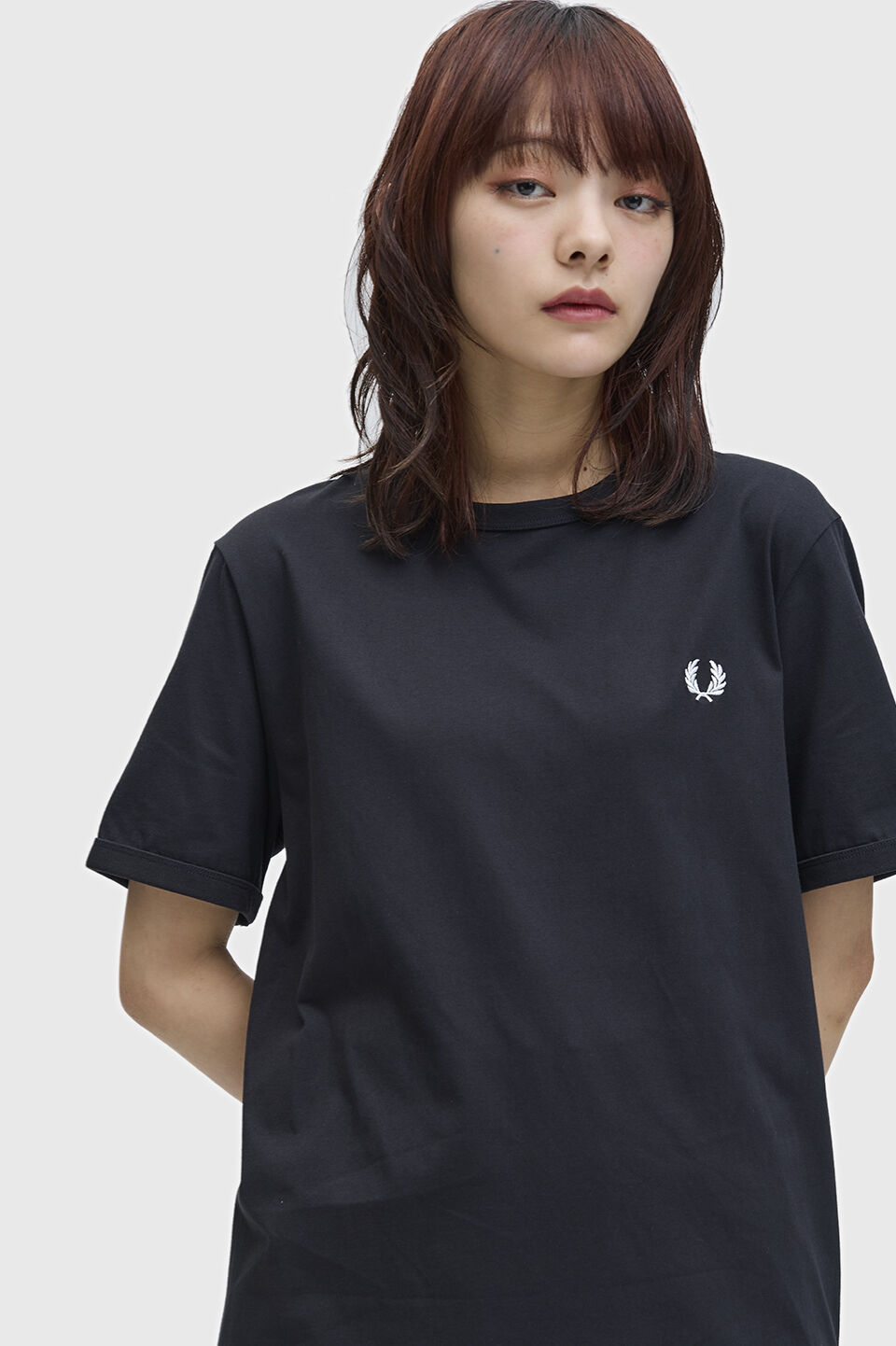 FRED PERRY 「FRED PERRY／Ringer T-Shirt／リンガーTシャツ」|Tシャツ・カットソー|BLACK