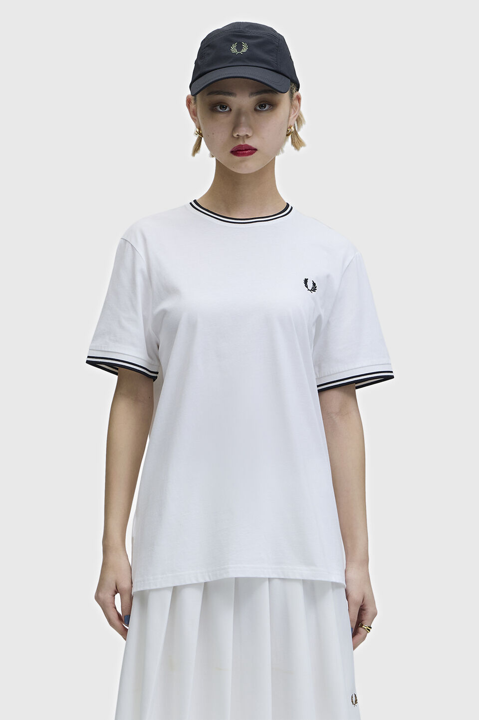FRED PERRY 「Twin Tipped T-Shirt／ティップラインTシャツ M1588」|Tシャツ・カットソー|