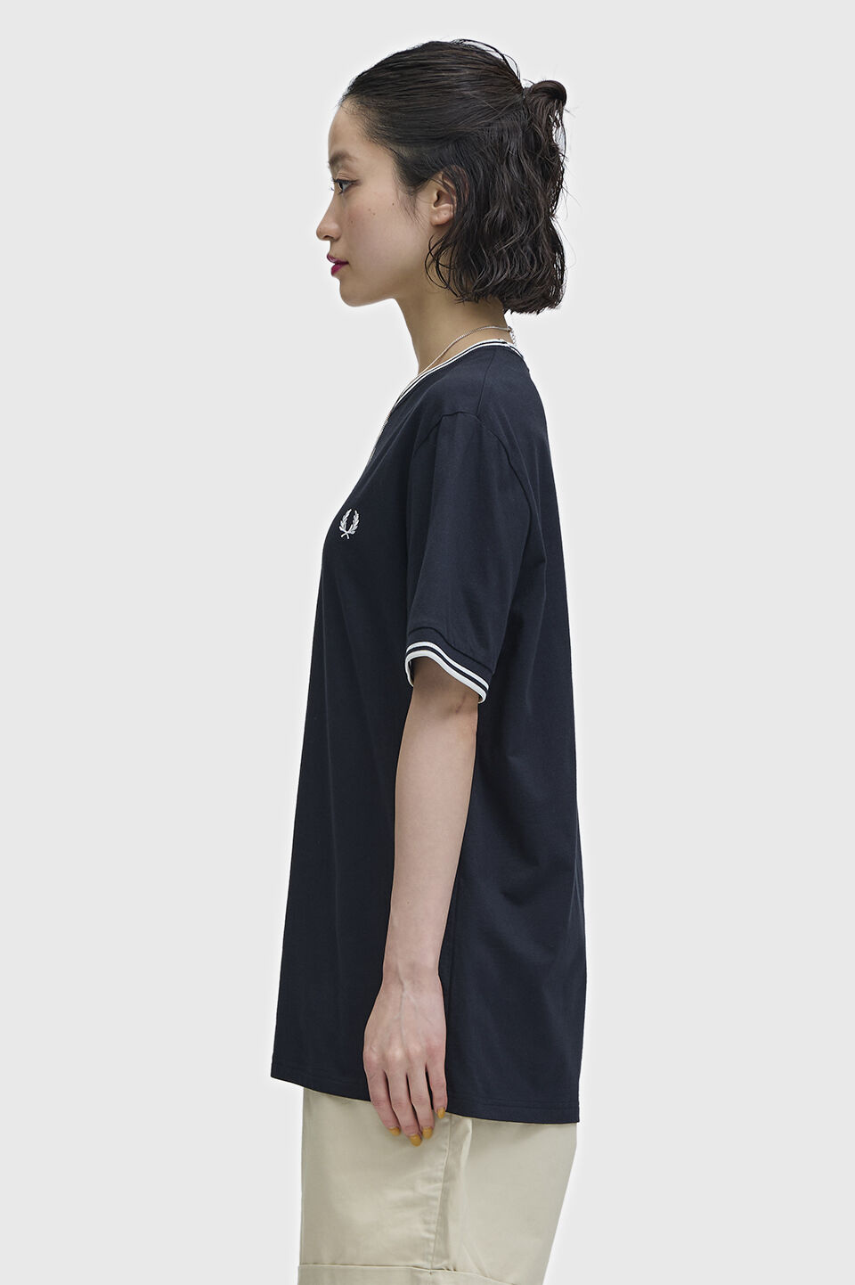 FRED PERRY 「Twin Tipped T-Shirt／ティップラインTシャツ M1588」|Tシャツ・カットソー|