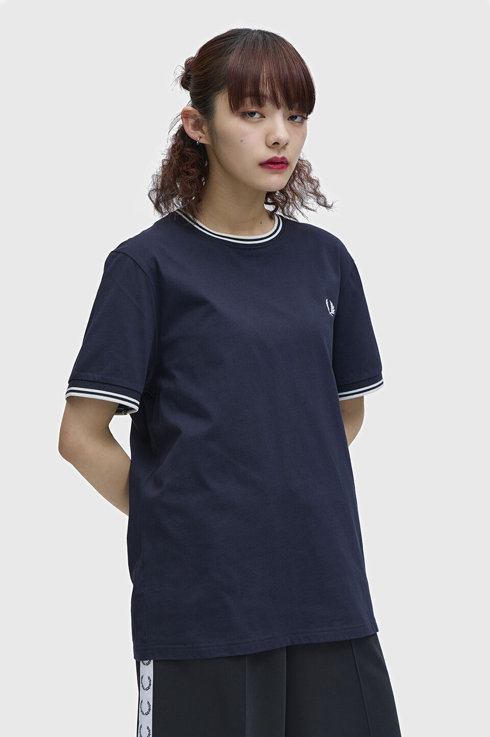 FRED PERRY 「Twin Tipped T-Shirt／ティップラインTシャツ M1588」|Tシャツ・カットソー|