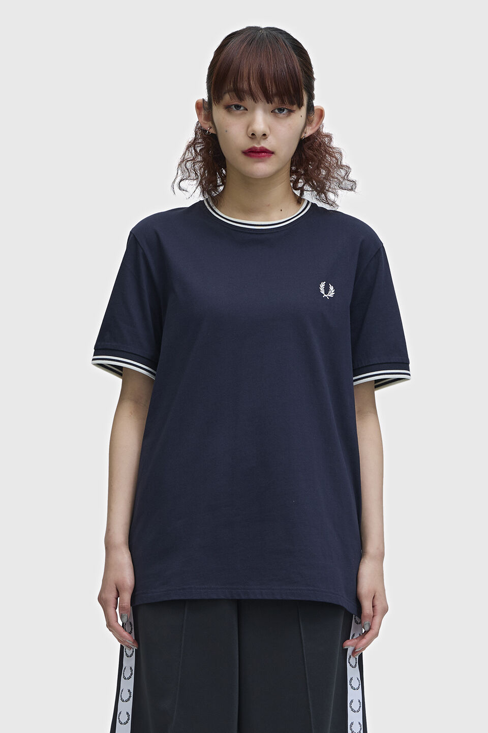 FRED PERRY 「Twin Tipped T-Shirt／ティップラインTシャツ M1588」|Tシャツ・カットソー|