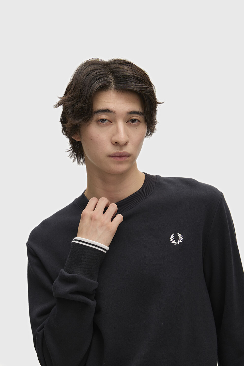 FRED PERRY 「FRED PERRY／Crew Neck Sweatshirt／フレッドペリースウェットシャツ」|Tシャツ・カットソー|